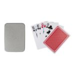 klassieke speelkaarten spades in blikken doosje