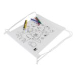 r-pet kleurkoordzak met dieren zocolo non-woven