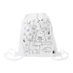 r-pet kleurkoordzak met dieren zocolo non-woven