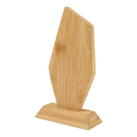 hoekvormige bamboe trofee troboo in geschenkdoos