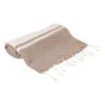 recycled katoenen strandlaken en trekkoordtas