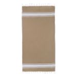 recycled katoenen tweekleurige strandlaken cancun