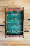 mini tafelvoetbal deskchamp van mdf hout