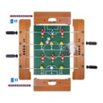 mini tafelvoetbal deskchamp van mdf hout