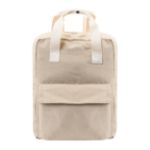 recycled canvas rugzak rekan met rits hoofdvak