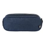 r-pet pen case dubsten ritssluiting met 2 vakken