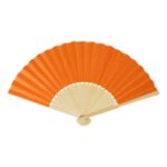 r-pet handwaaier met houten ribben repper