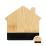 huisvormige koelkastmagneet en clip bamboe casacli