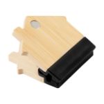 huisvormige koelkastmagneet en clip bamboe casacli