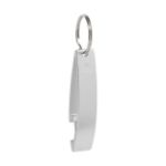 ralu sleutelhanger met flesopener ellopi - zilver