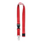 katoenen lanyard met metalen haak 20mm