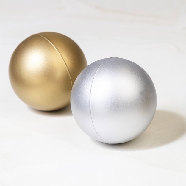 metallic afwerking antistress bal ø 70 mm