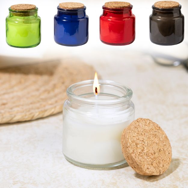 vanille geurende plantaardige waskaars 16u branden