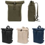 saint rolltoprugzak van gerecycled katoen en r-pet