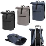 portland pu-rugzak met rolltop 16 inch laptopvak