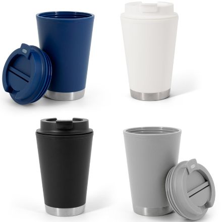 dubbelwandige lekvrije pp-reisbeker 410 ml