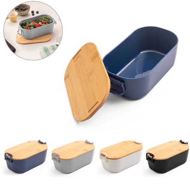 mahleb luchtdichte pp-doos met bamboe deksel 1l