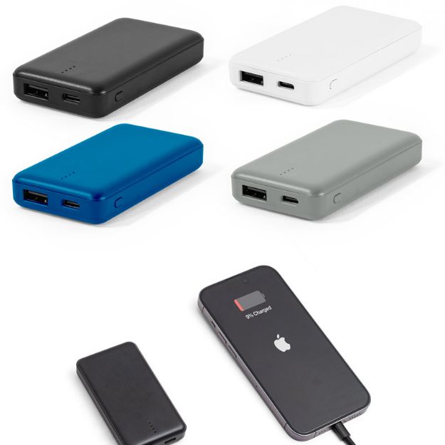 sheryl power bank 4'000 mah in gerecycled abs