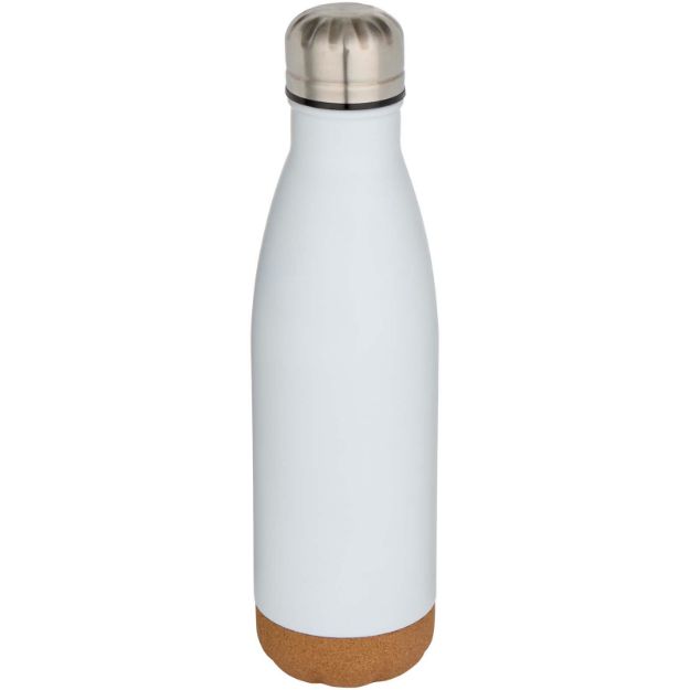 cove 500 ml dubbelwandige rvs waterfles met kurk