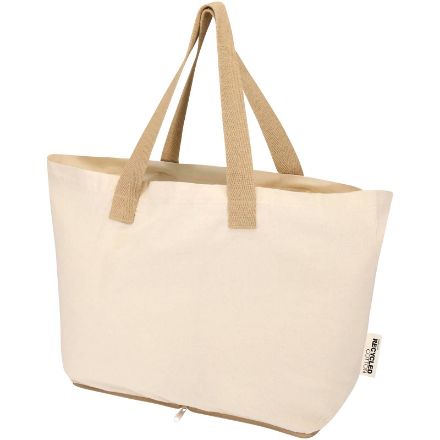 siera 140 g/m2 recycled opvouwbare totebag 7 liter