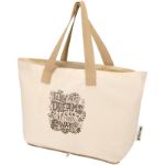 siera 140 g/m2 recycled opvouwbare totebag 7 liter