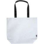 duo recycled dubbelgelamineerde oversized tas