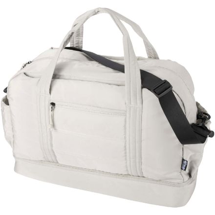 puffer recycled duffelbag met geïsoleerde bodem