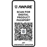 jet uniseks aware™ recycled trui crewneck xxs-3xl