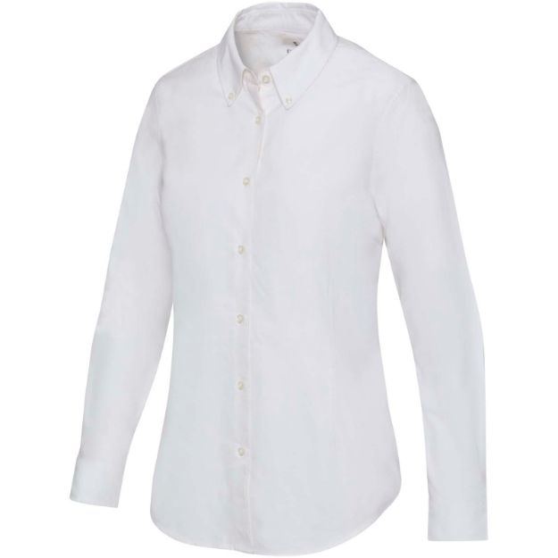 sphene oxford damesshirt met lange mouw xxs-xxl