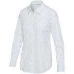 carnelian poplin damesshirt met lange mouw xxs-xxl