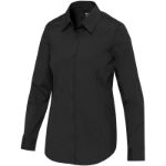 carnelian poplin damesshirt met lange mouw xxs-xxl