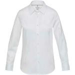 citrine twill damesshirt met lange mouwen xxs-xxl