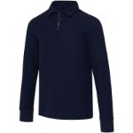 zeus uniseks halfzip poloshirt lange mouw 4xs-3xl