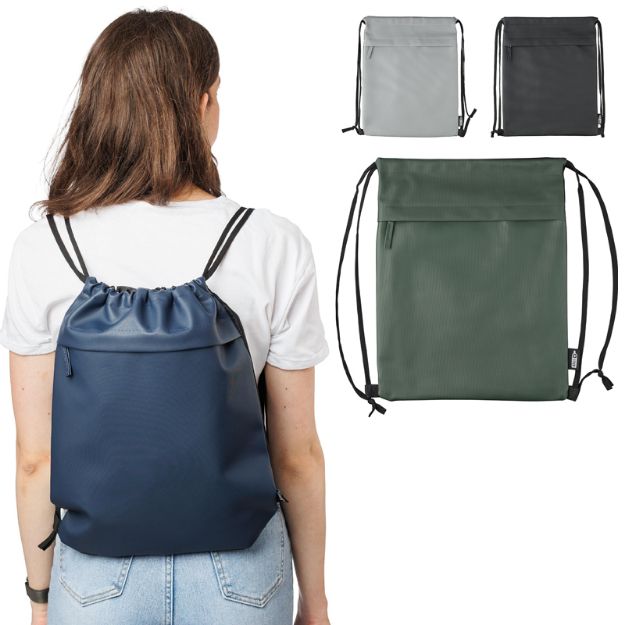 rpet polyester (600d) trekkoordrugzak auri