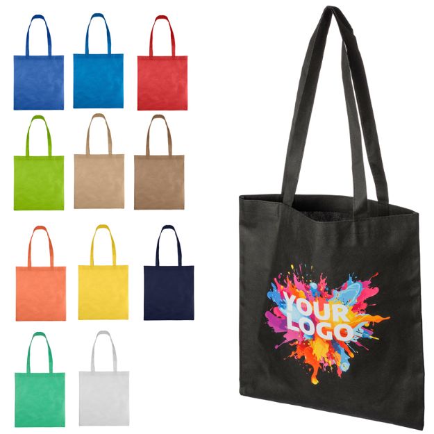 gerecyclede non-woven (80 gsm) draagtas vian