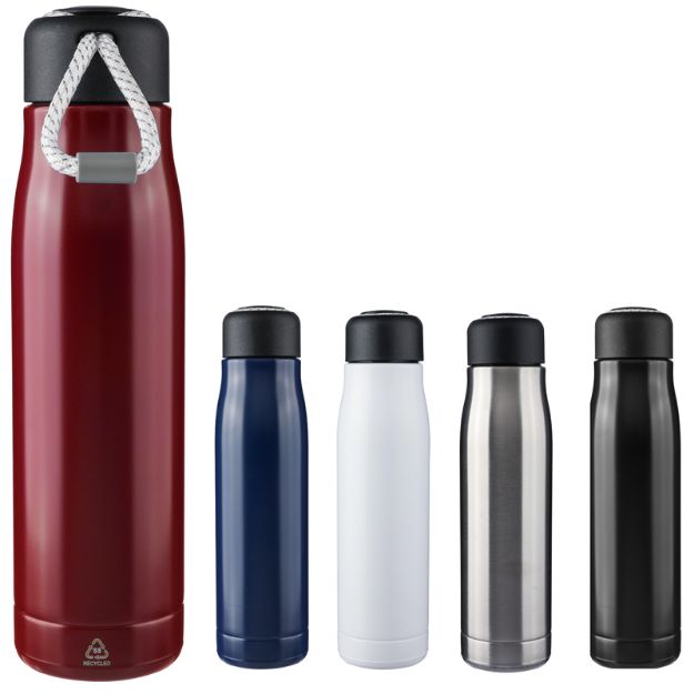 gerecycled rvs dubbelwandige drinkfles nhmj