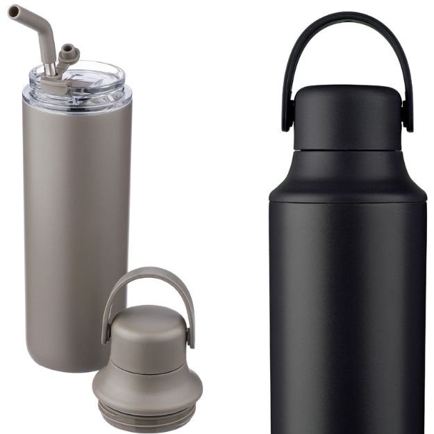 roestvrijstalen dubbelwandige drinkfles 500 omari