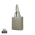 vinga hilo aware™ recycled canvas tas met rits - groen