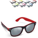 zonnebril spiegelglas uv400 tweekleurig montuur