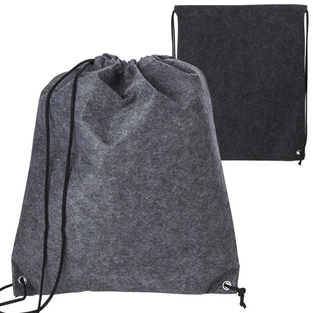 rpet vilten rugzak met trekkoord maya