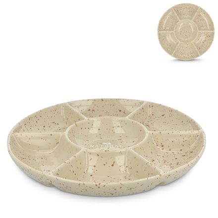 sagaform keramische ronde serveerschaal 26 cm