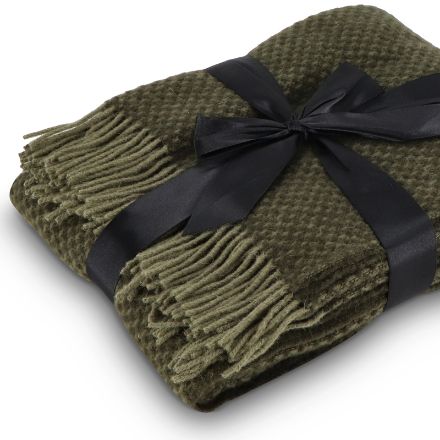 sagaform ulli dot 100% new zeeland wollen deken