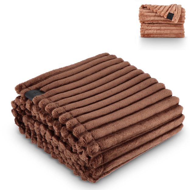 sagaform esther recycled fleecedeken 130 x 170 cm