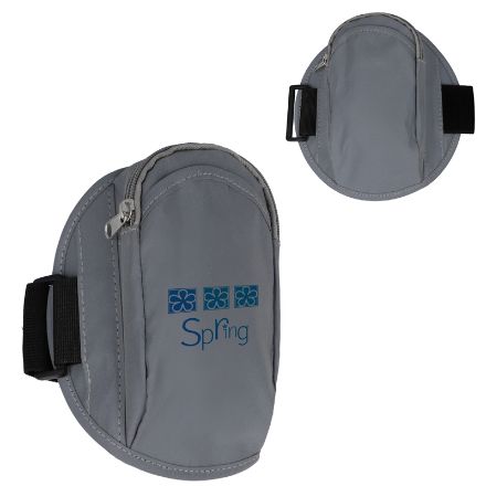 reflecterende sportarmband met opbergvak