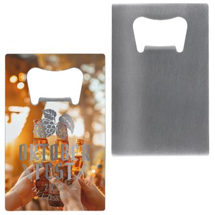 rvs flesopener in creditcardformaat full colour