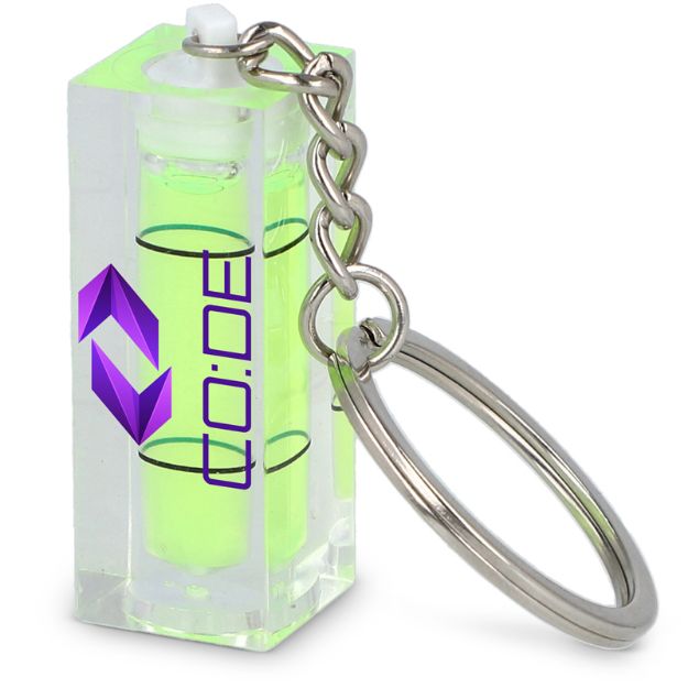 sleutelhanger met waterpas 40 x 15 x 15 cm