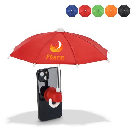 telefoonparaplu met zuignaphouder