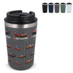 recycled rvs koffie beker 400 ml lekvrij deksel