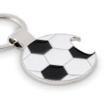 voetbalvorm sleutelhanger met flesopener