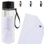 r-pet fles met koelsporthanddoek fitmax 800 ml